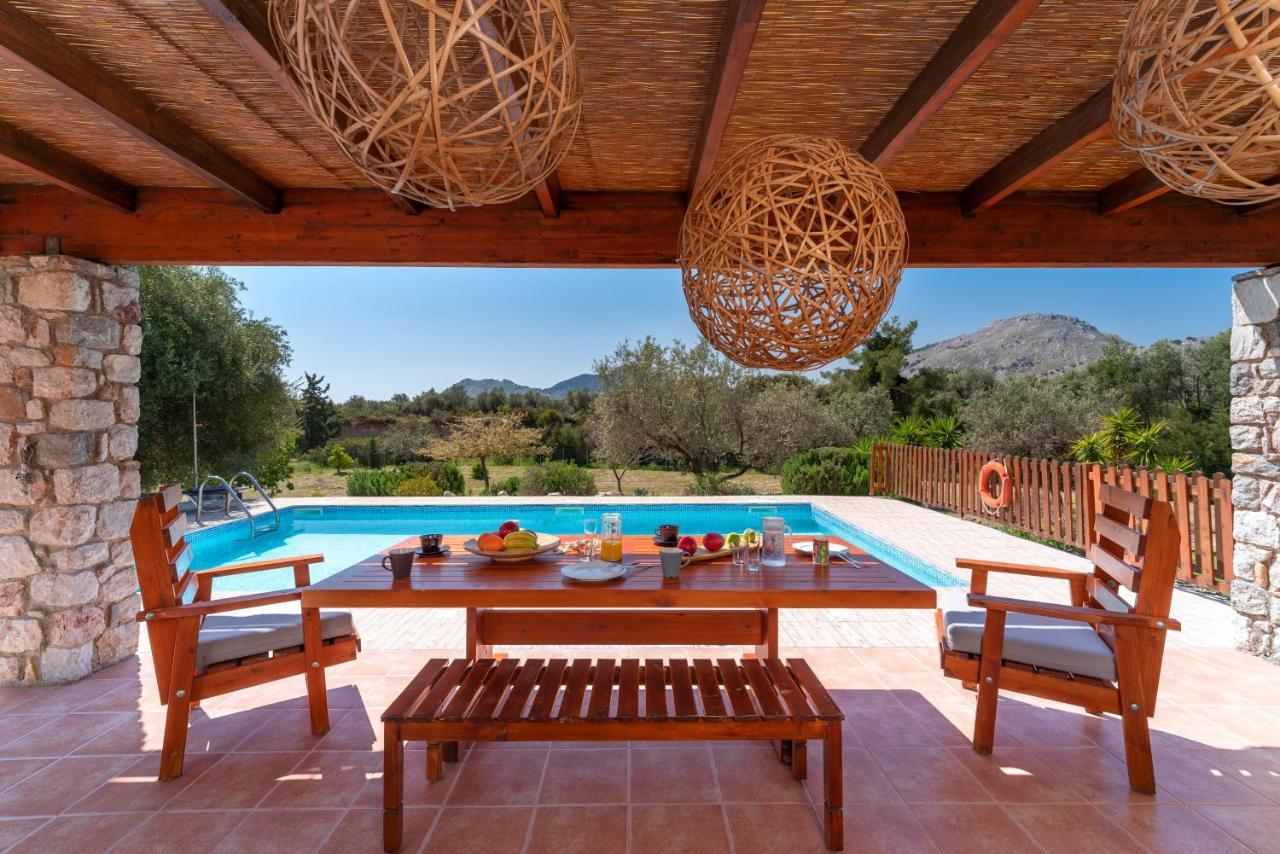 Olive Private Villa Swimming Pool 5 Bdr Kolymbia Rhodes 外观 照片