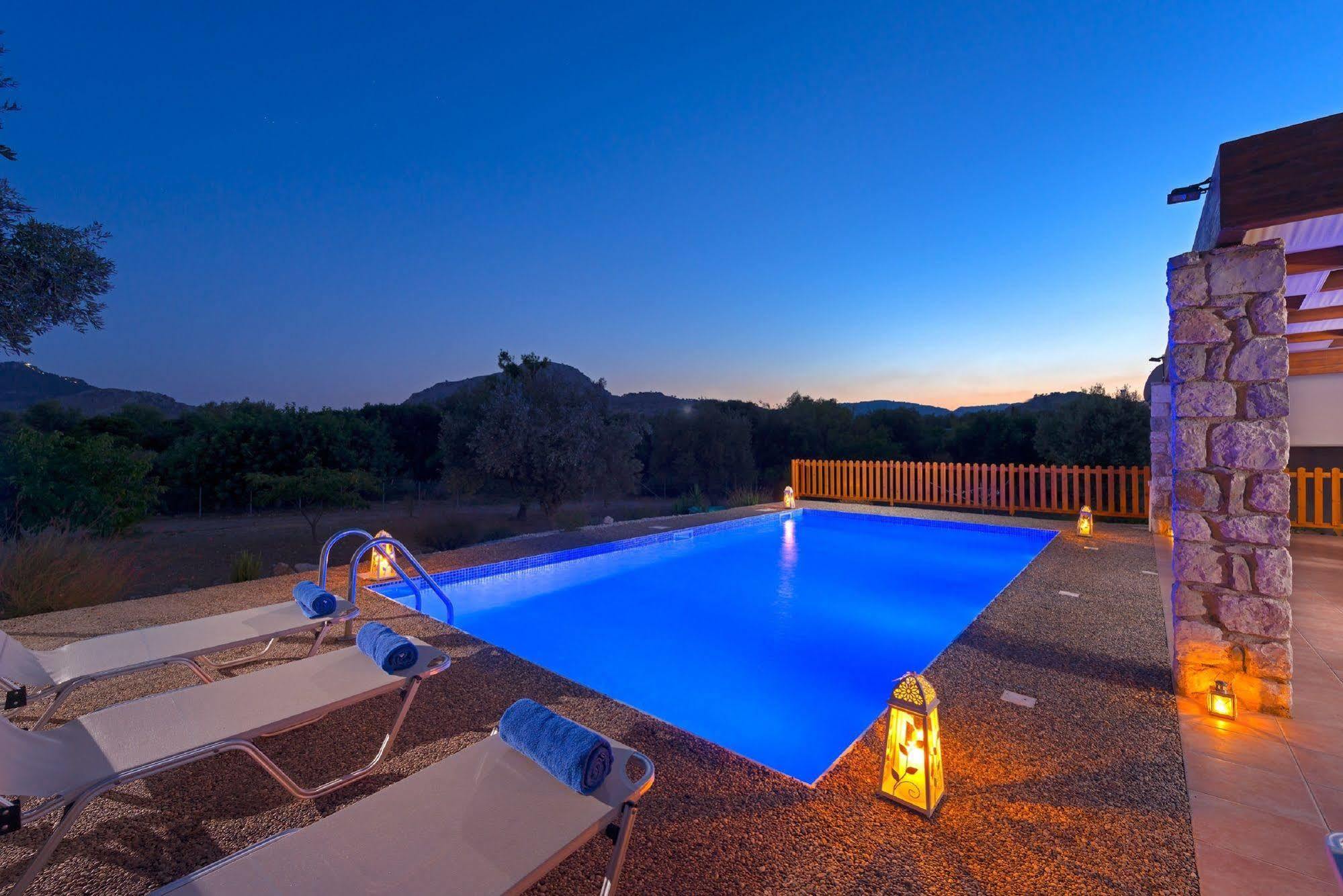 Olive Private Villa Swimming Pool 5 Bdr Kolymbia Rhodes 外观 照片
