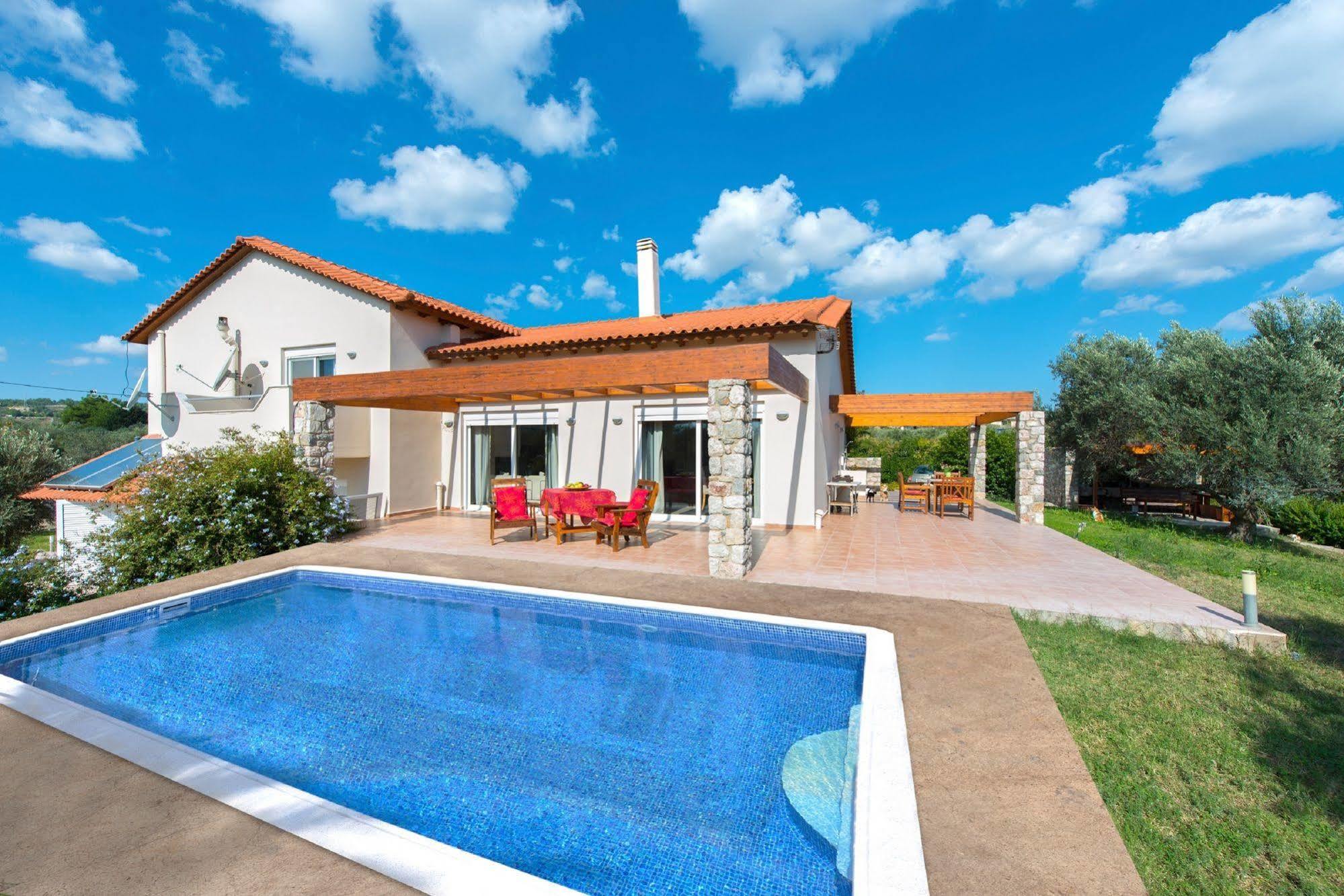 Olive Private Villa Swimming Pool 5 Bdr Kolymbia Rhodes 外观 照片